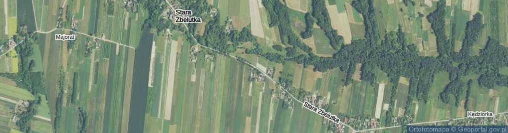 Zdjęcie satelitarne Stara Zbelutka ul.